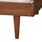 Baxton Studio Matilda Mid-Century Modern Ash Walnut Finished Wood Twin Size Daybed 236-12781-ZORO - alternate 8